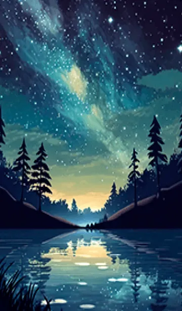 穏やかな夜景の着せかえ/730の着せ替えメイン画像