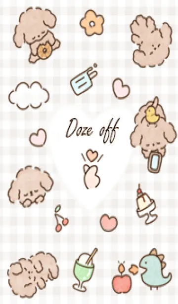 [LINE着せ替え] brown うたた寝03_1の画像1