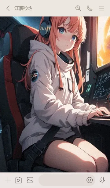 [LINE着せ替え] かわいい日 cLgnEの画像2