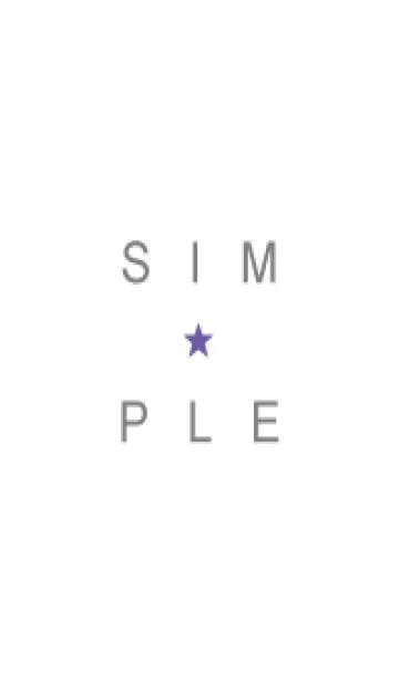 [LINE着せ替え] SIMPLE STAR 100の画像1