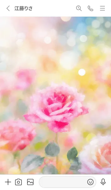 [LINE着せ替え] 薔薇(バラ)の花の着せかえ(R2653)の画像2