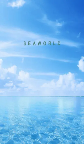 [LINE着せ替え] SEA WORLD-Clear Blue-34の画像1
