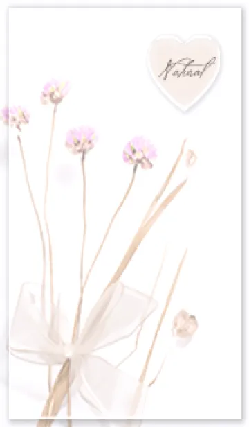 [LINE着せ替え] purple Stylish dried flowers 03_1の画像1