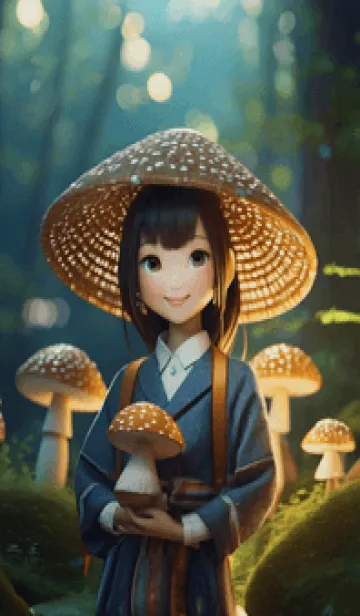 [LINE着せ替え] mushroom girl12_JPの画像1