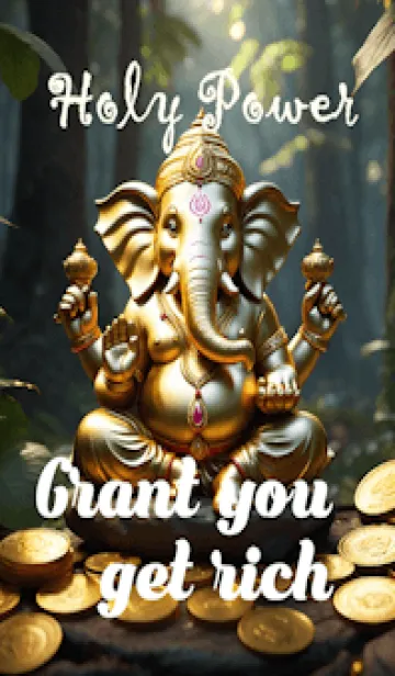 [LINE着せ替え] Ganesha, grant you get richの画像1