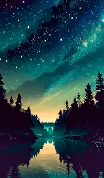 [LINE着せ替え] 穏やかな夜景の着せかえ/741の画像1