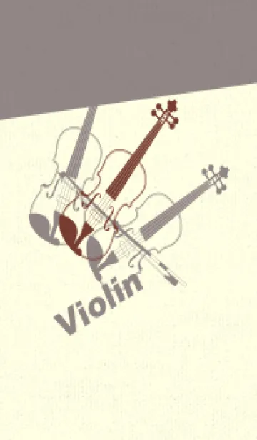 [LINE着せ替え] Violin 3カラー 海老茶の画像1
