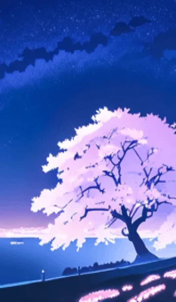 [LINE着せ替え] 冬のサクラ #CLGP711。の画像1