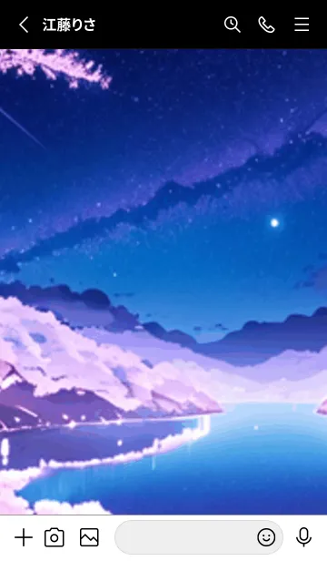 [LINE着せ替え] 冬のサクラ #CLGP710。の画像2