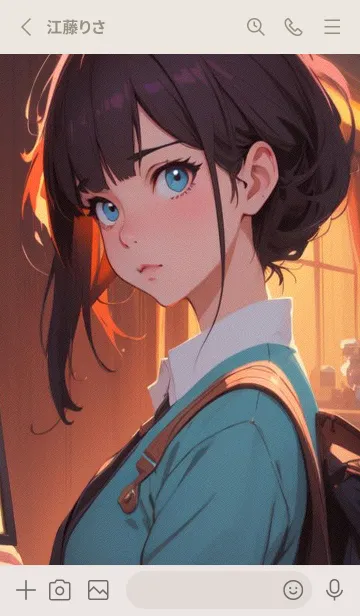 [LINE着せ替え] 幸運を祈ります P4Bjの画像2