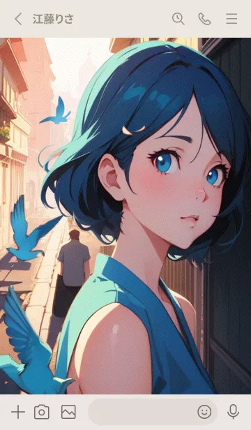 [LINE着せ替え] 幸運を祈ります WUI2の画像2