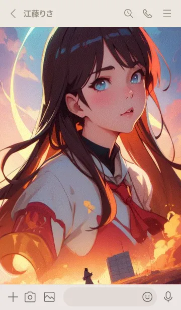 [LINE着せ替え] 幸運を祈ります EOhnの画像2