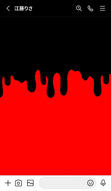 [LINE着せ替え] BLACK - BAD RABBIT DARKの画像2