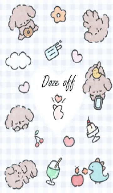 [LINE着せ替え] blue うたた寝15_1の画像1