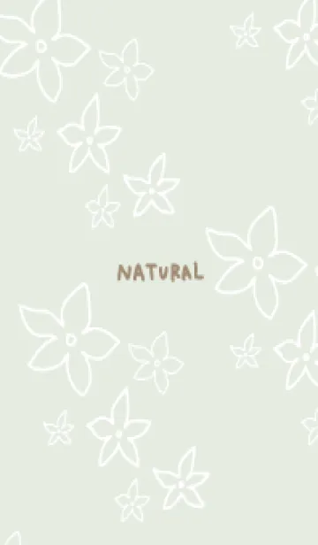 [LINE着せ替え] 白い線の小さい花11の画像1