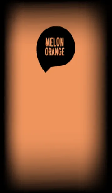 [LINE着せ替え] Black & melon orange Theme V7 (JP)の画像1