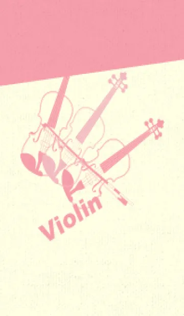 [LINE着せ替え] Violin 3カラー ライトオーキッドピンクの画像1