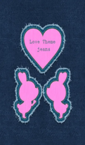 [LINE着せ替え] Love Theme - jeans 6の画像1