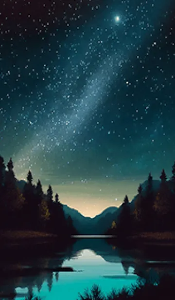 [LINE着せ替え] 穏やかな夜景の着せかえ/748の画像1