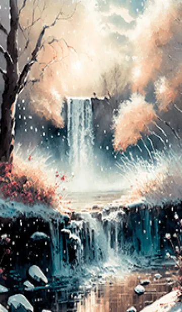 [LINE着せ替え] 優美な冬の風景の着せかえ(Winter-2632)の画像1