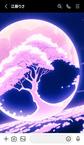 [LINE着せ替え] 冬のサクラ #CLGP715。の画像2