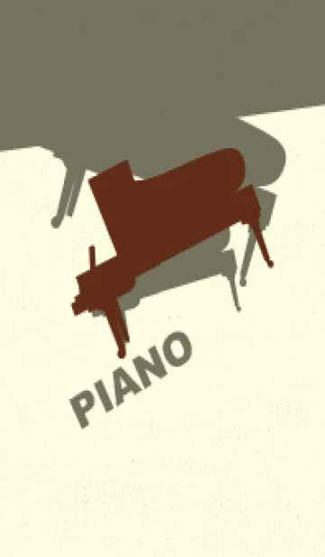 [LINE着せ替え] Piano CLR セピアの画像1