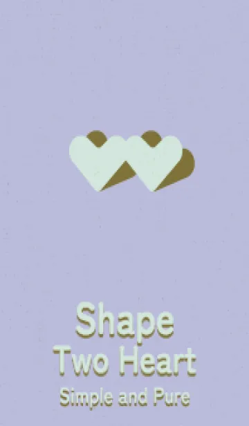 [LINE着せ替え] 2ハートのきせかえ 静けさの画像1