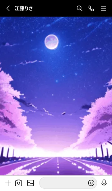 [LINE着せ替え] 冬のサクラ #BFHaO19。の画像2