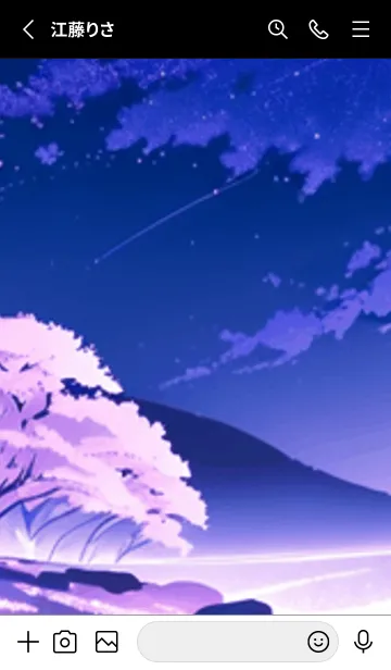 [LINE着せ替え] 冬のサクラ #BCJL417。の画像2