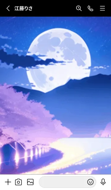 [LINE着せ替え] 冬のサクラ #BCJL413。の画像2