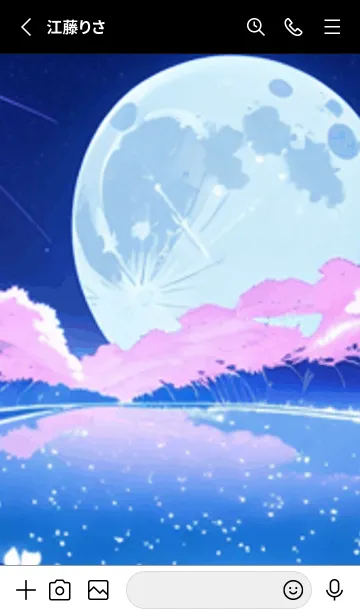 [LINE着せ替え] 冬のサクラ #BDKaD14。の画像2