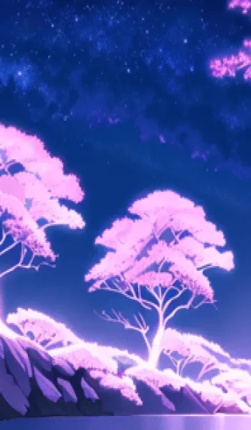 [LINE着せ替え] 冬のサクラ #BEUS07。の画像1