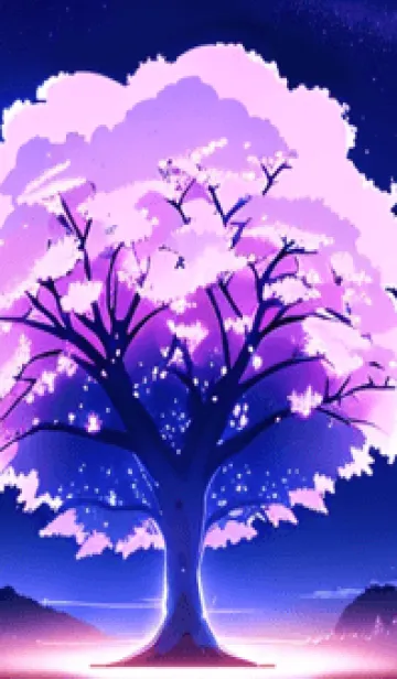 [LINE着せ替え] 冬のサクラ #BEUS04。の画像1