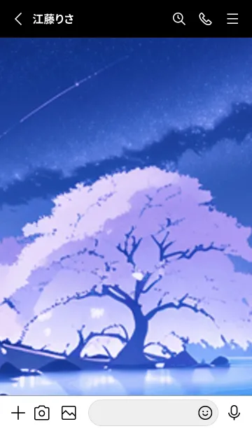 [LINE着せ替え] 冬のサクラ #BFHH011。の画像2