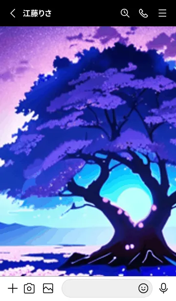 [LINE着せ替え] 冬のサクラ #BFHH02。の画像2