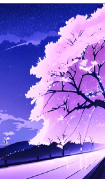 [LINE着せ替え] 冬のサクラ #CLGP713。の画像1