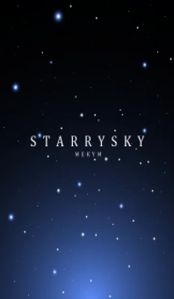 [LINE着せ替え] BLACK - STARRY SKY STARの画像1
