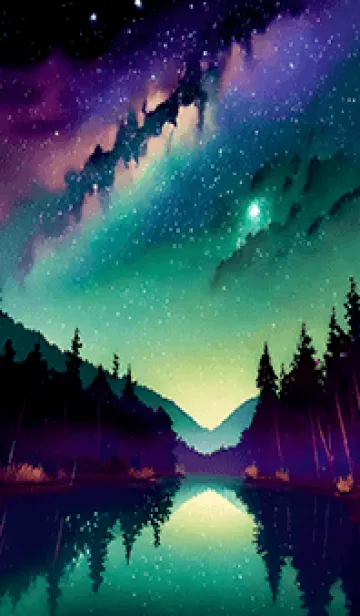 [LINE着せ替え] 穏やかな夜景の着せかえ/762の画像1