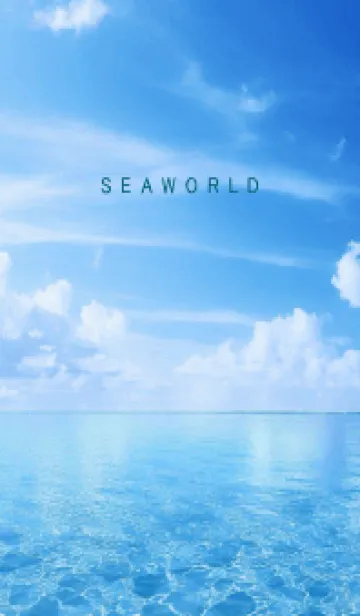 [LINE着せ替え] SEA WORLD-Clear Blue-35の画像1