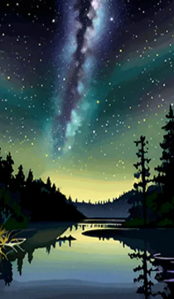 [LINE着せ替え] 穏やかな夜景の着せかえ/763の画像1