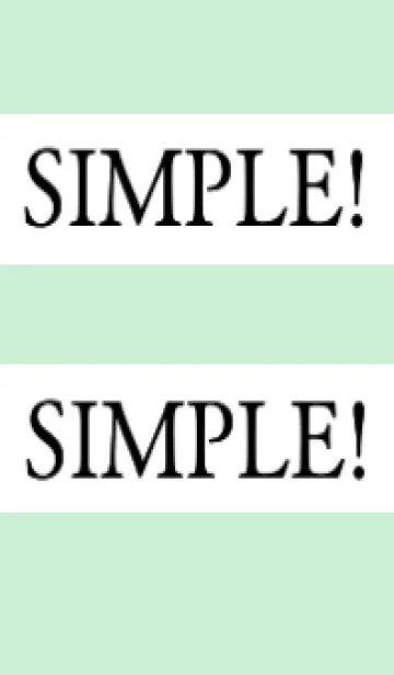 [LINE着せ替え] シンプルな着せかえ/ライトミントグリーンの画像1