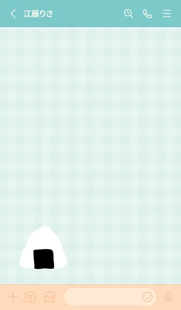 [LINE着せ替え] おにぎり シンプル23の画像2