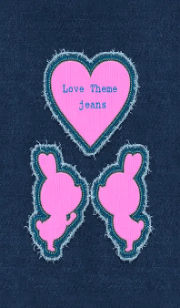 [LINE着せ替え] Love Theme - jeans 7の画像1