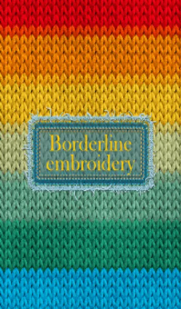 [LINE着せ替え] Borderline embroidery 57の画像1