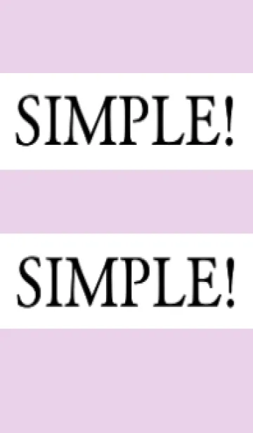 [LINE着せ替え] シンプルな着せかえ/ライトパープルの画像1