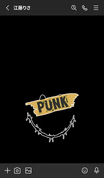 [LINE着せ替え] パンク スマイル 14の画像2