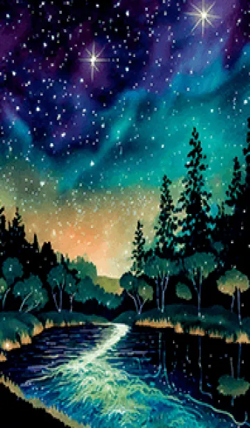 [LINE着せ替え] 穏やかな夜景の着せかえ/769の画像1