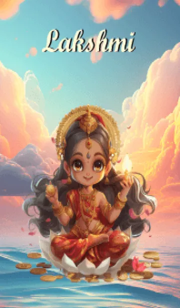 [LINE着せ替え] Lakshmi, love, finances, wealth,(JP)の画像1