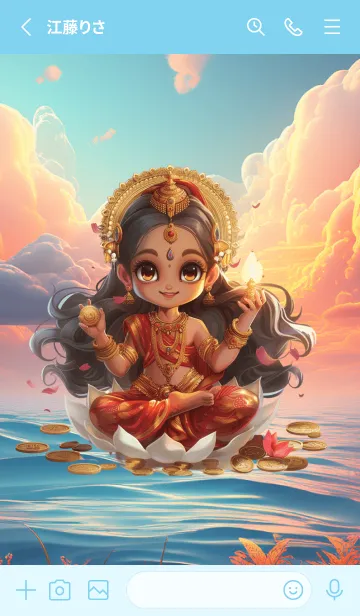 [LINE着せ替え] Lakshmi, love, finances, wealth,(JP)の画像2