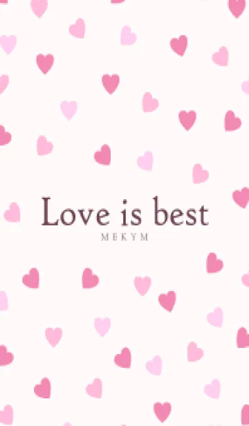 [LINE着せ替え] Love is best PINK-MEKYM 31の画像1